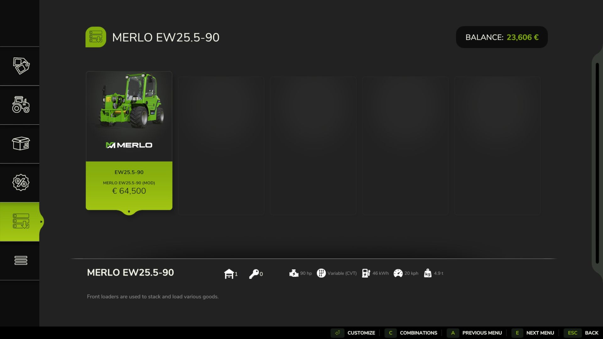 Merlo EW25.5-90
