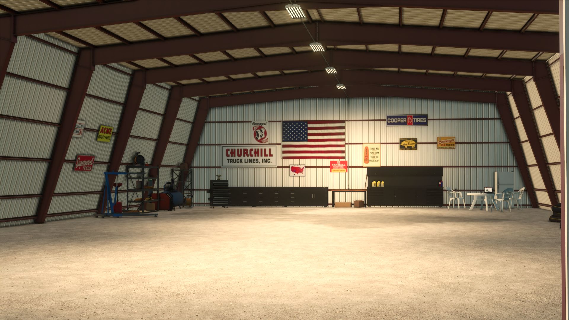 Metal Frame Shed