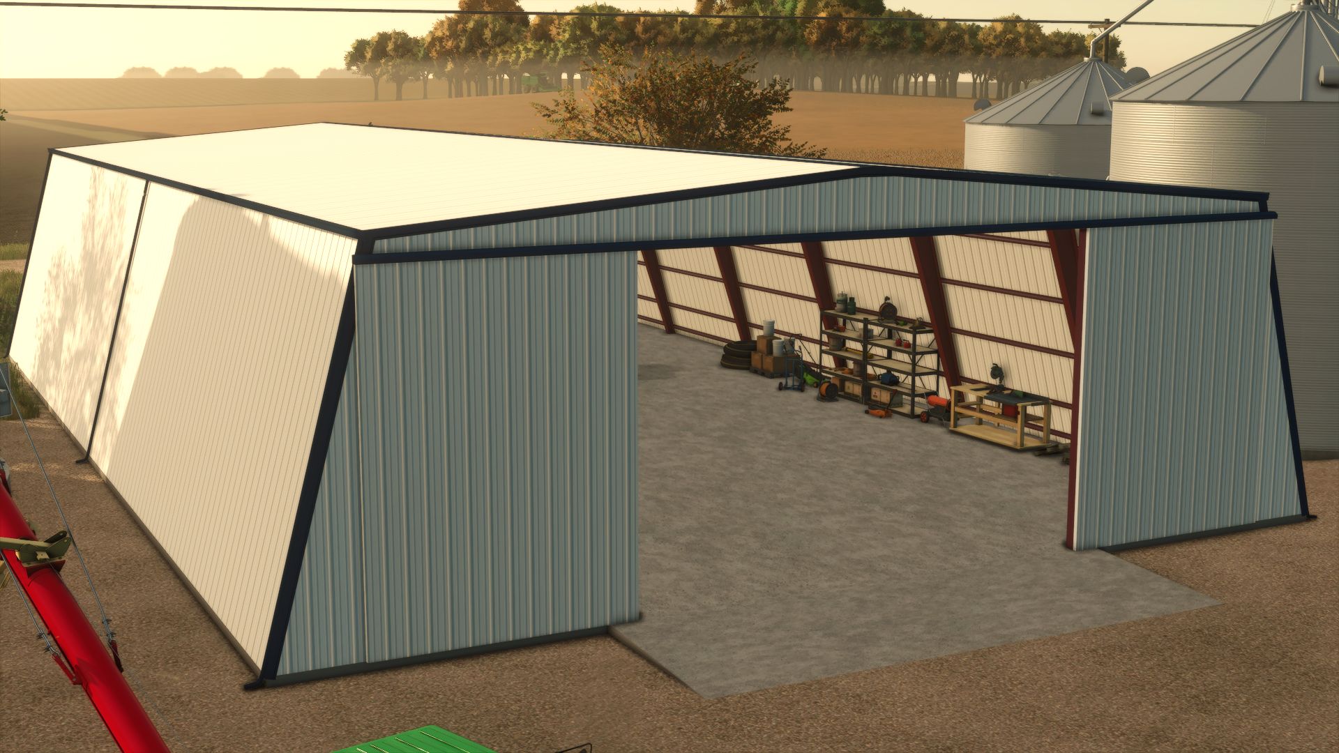 Metal Frame Shed