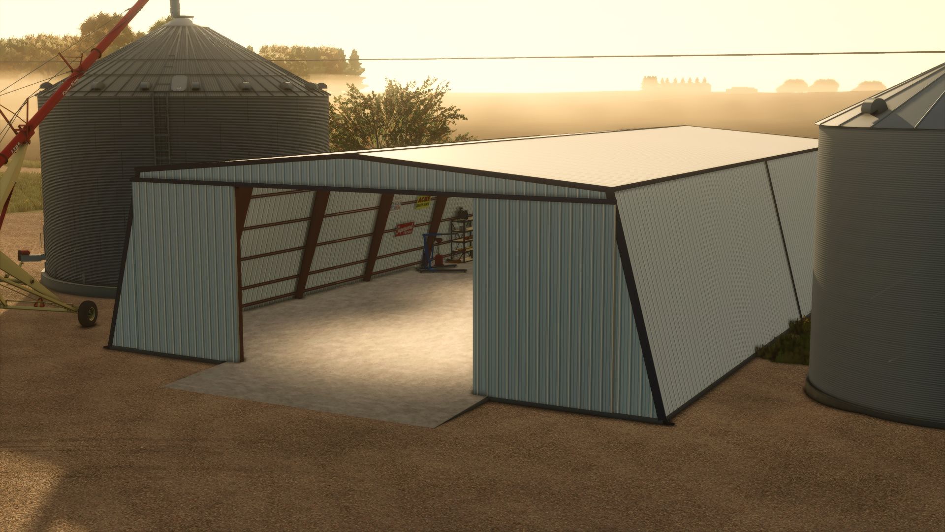 Metal Frame Shed