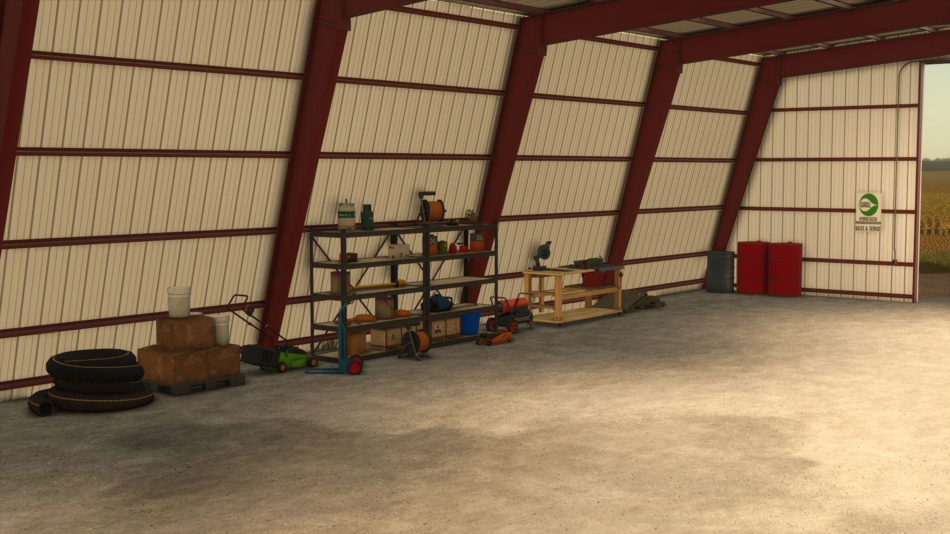 Metal Frame Shed