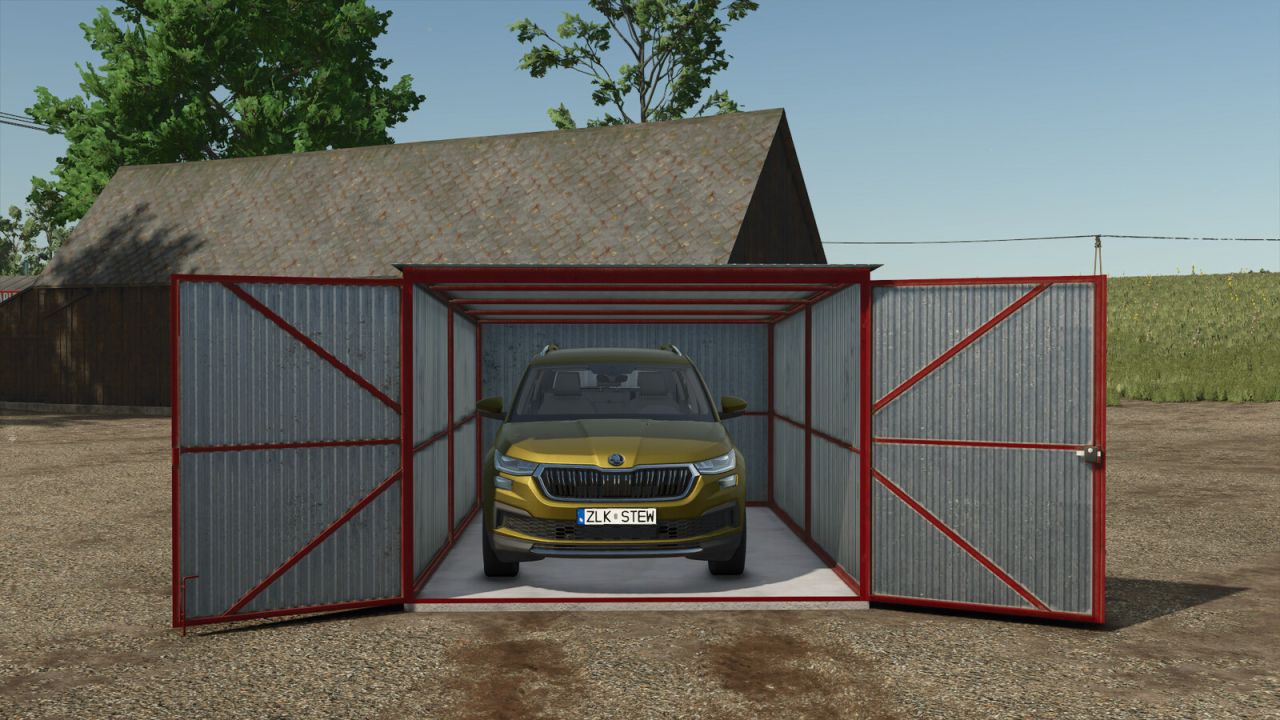 Garage in metallo