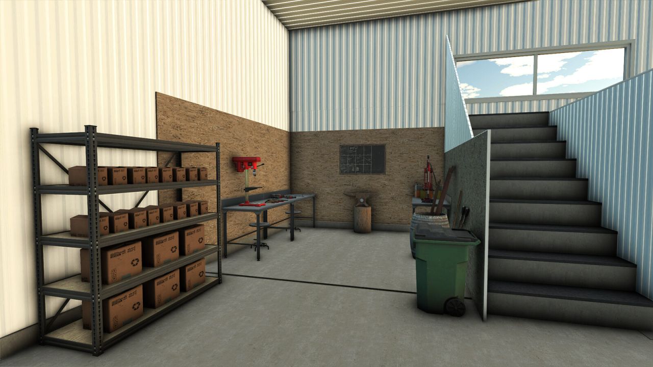 Salle Metallique Avec Atelier