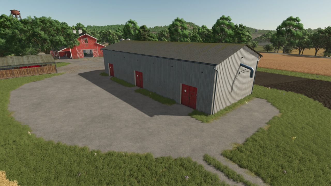 Lofty z metalowym sianem