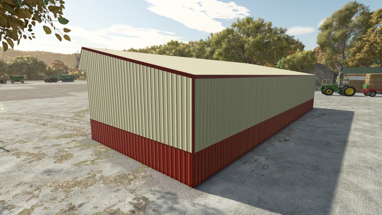 Hangar Ouvert En Métal