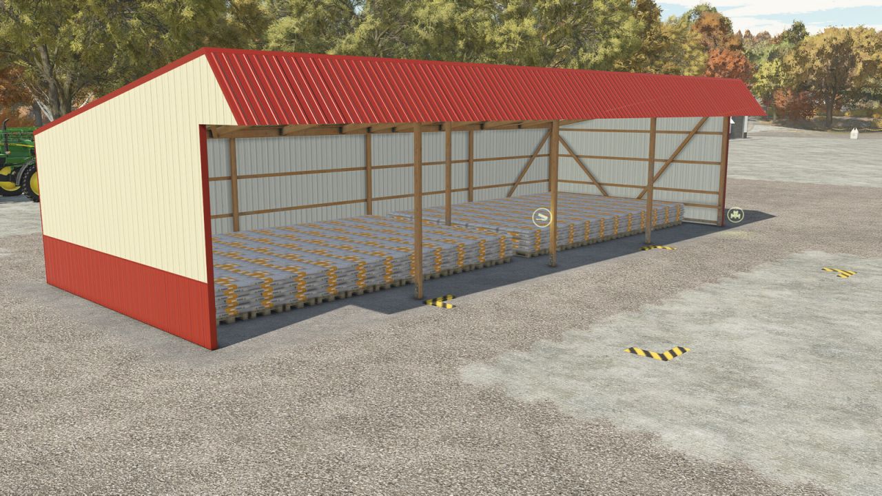 Hangar Ouvert En Métal