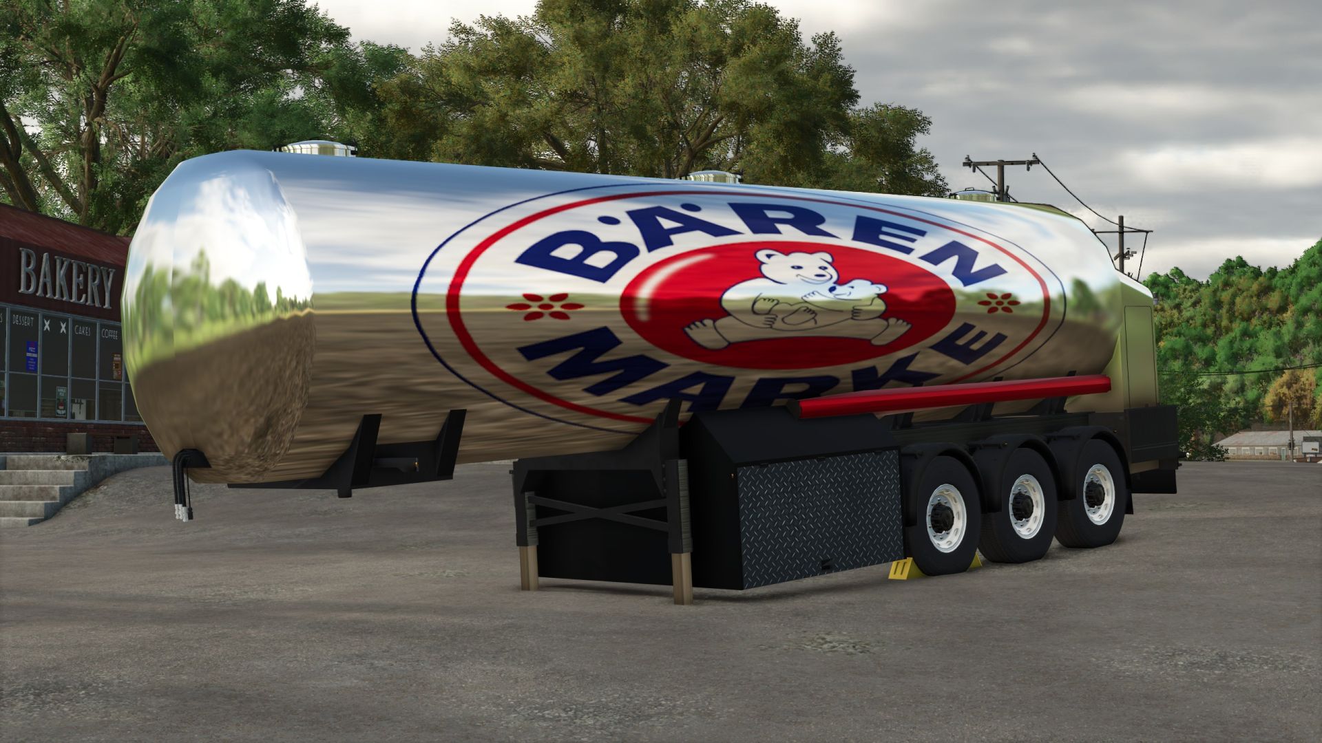 Milchtrailer