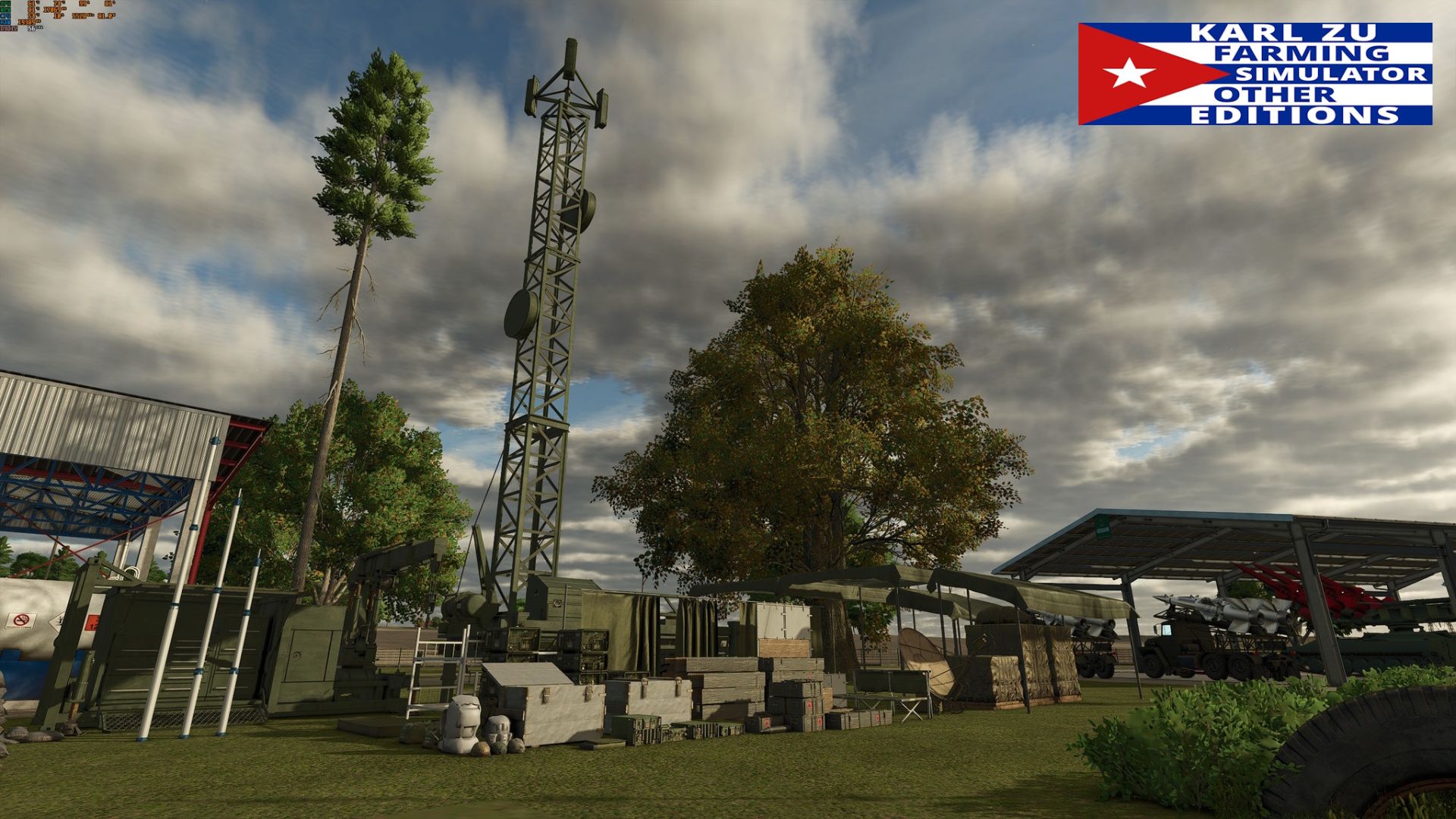 Antenne des communications militaires