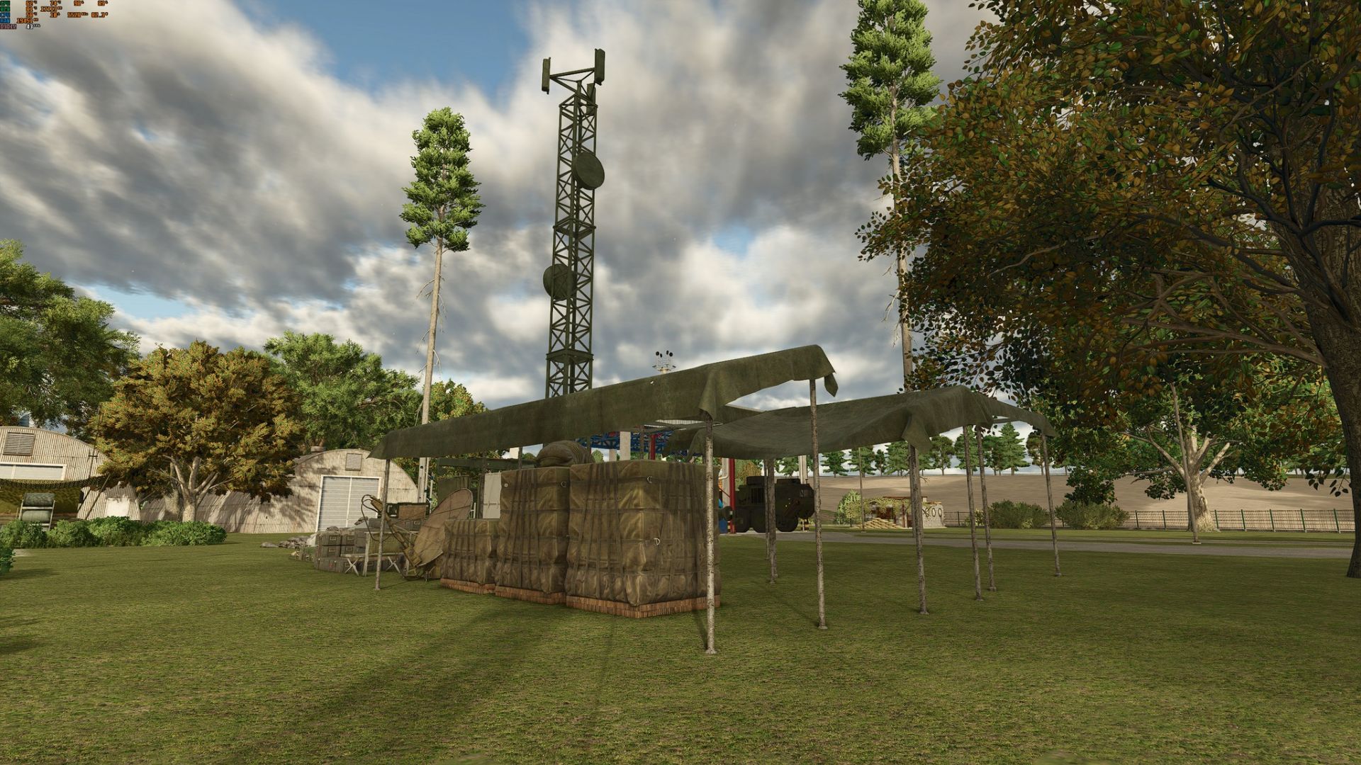 Antenne des communications militaires
