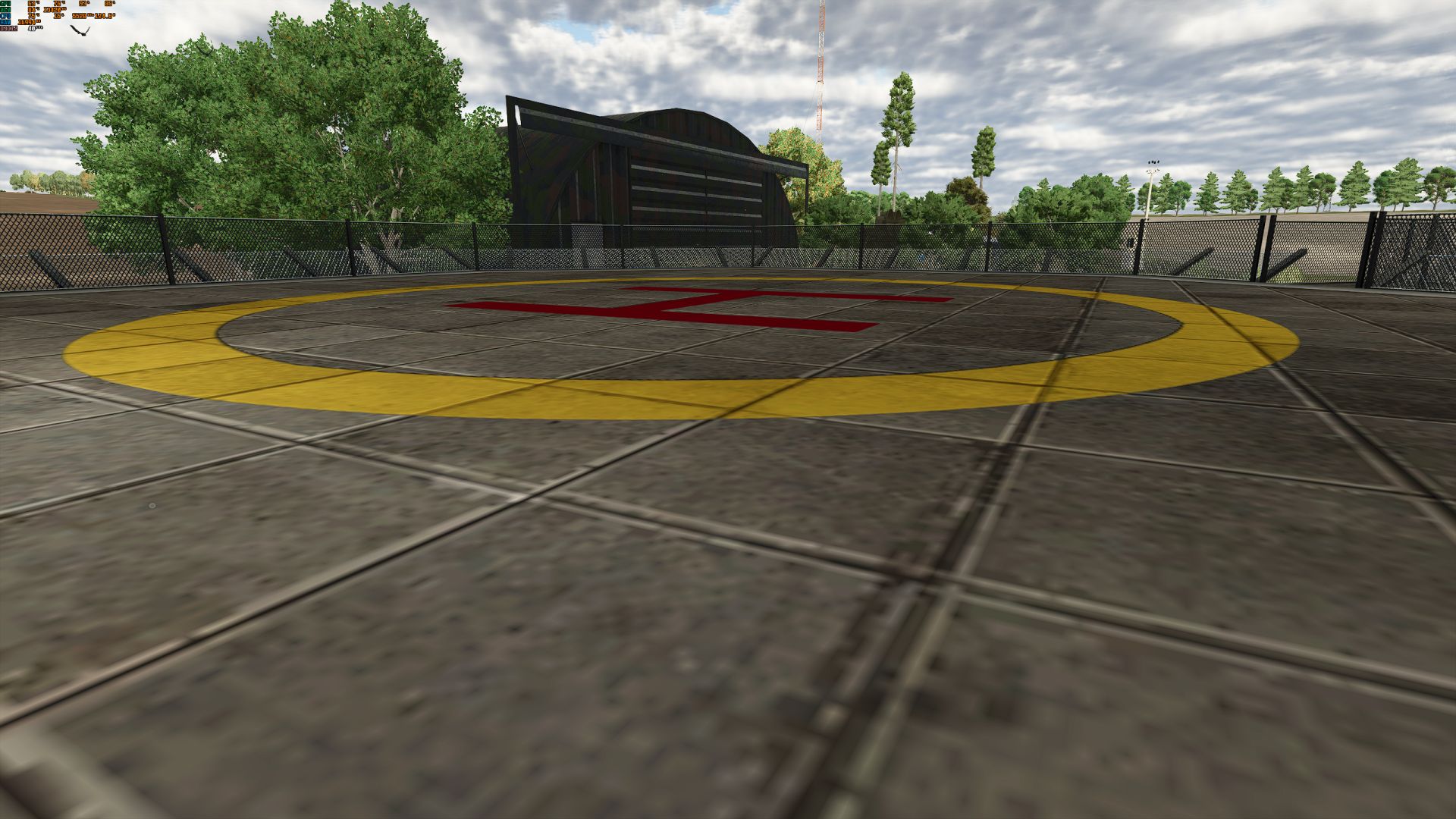 Military heliport