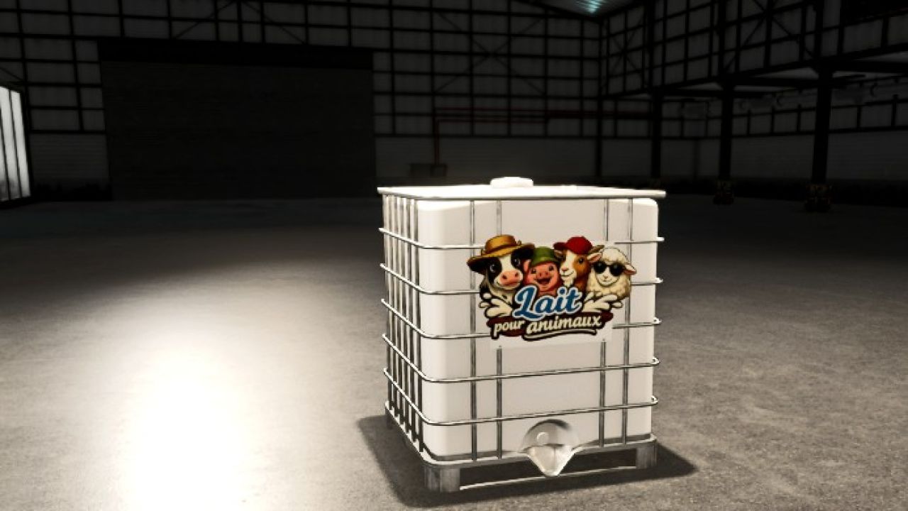 Paleta de leite para comida realista