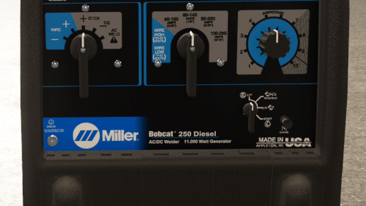 Miller Bobcat 250 Diesel lasapparaat