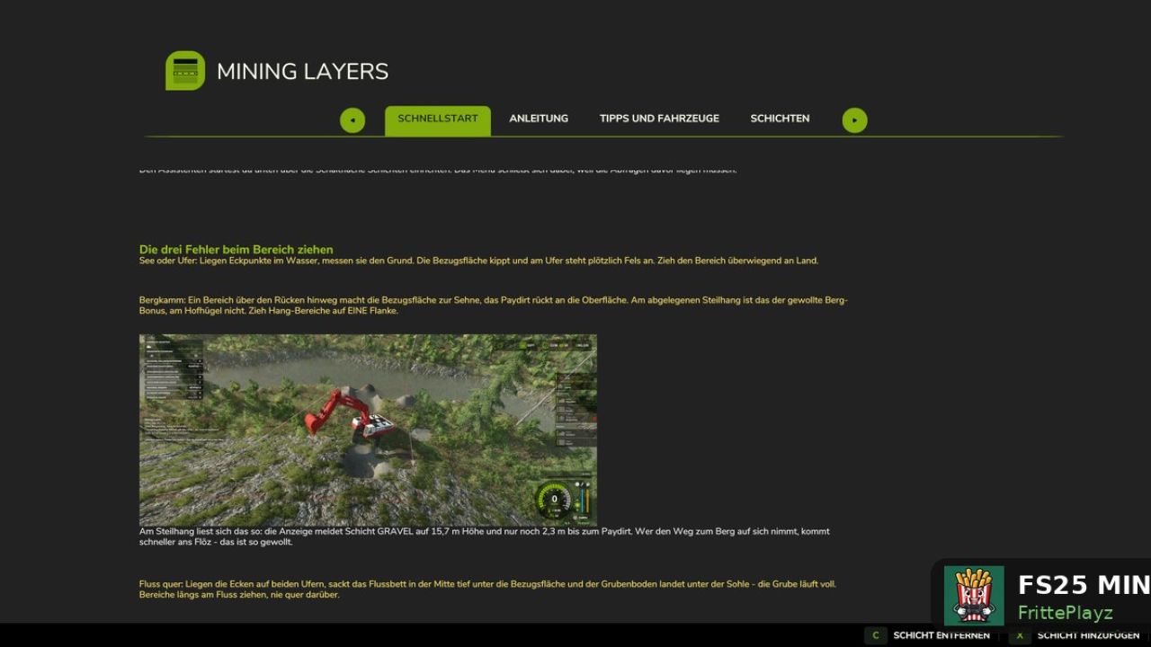 Mining / Pit Layers (TerraFarm Add-on)