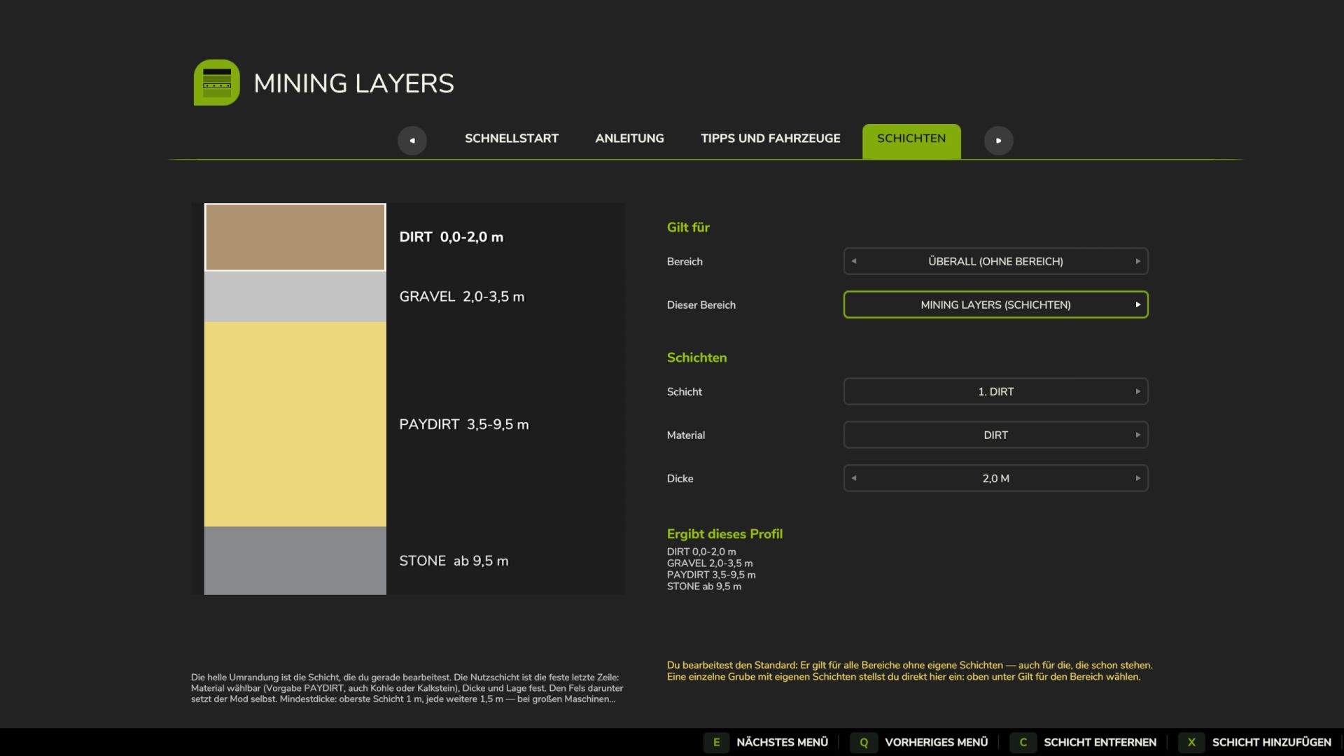 Mijnbouw-/putlagen (TerraFarm Add-on)
