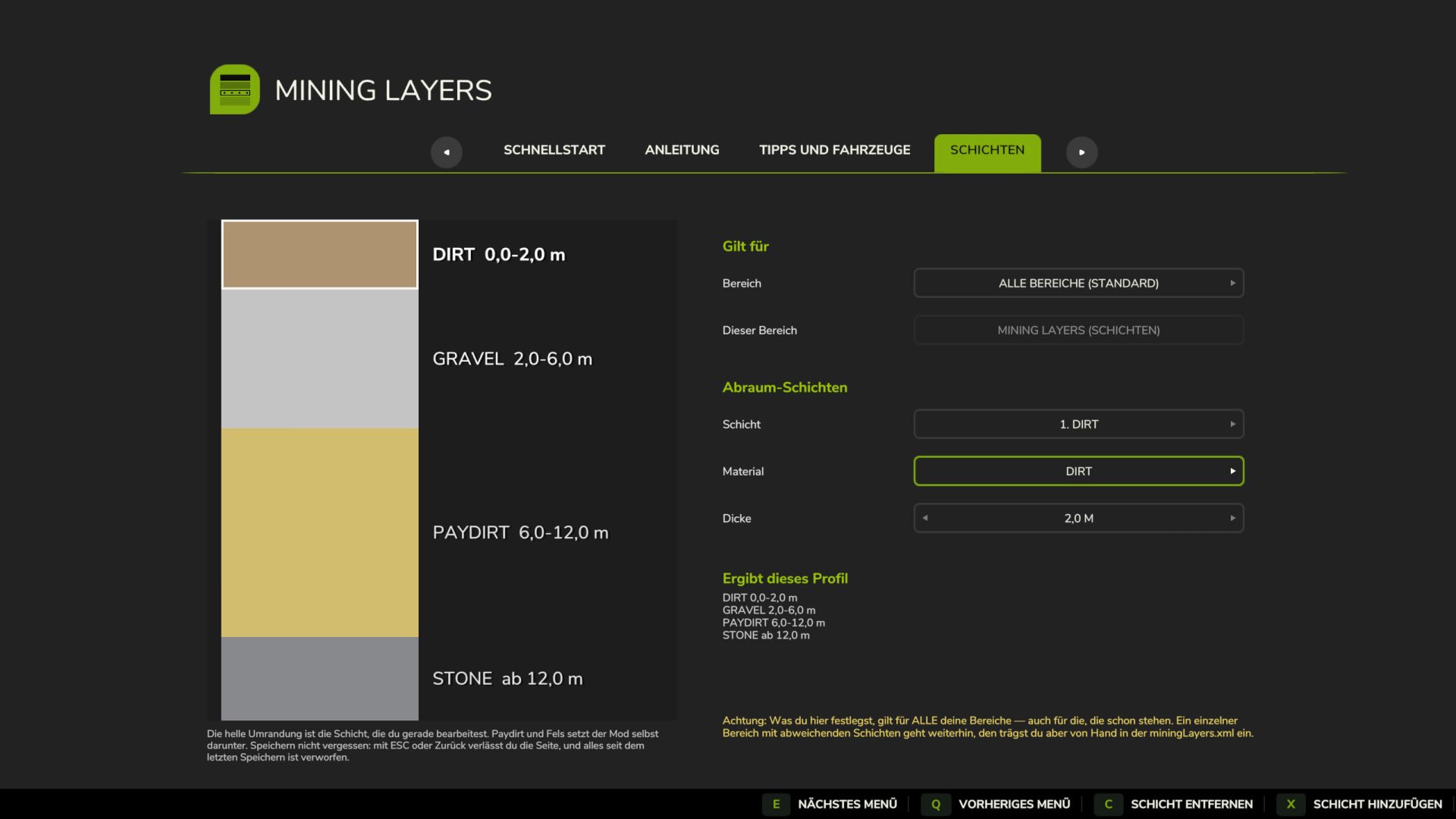 Mining / Pit Layers (TerraFarm Add-on)