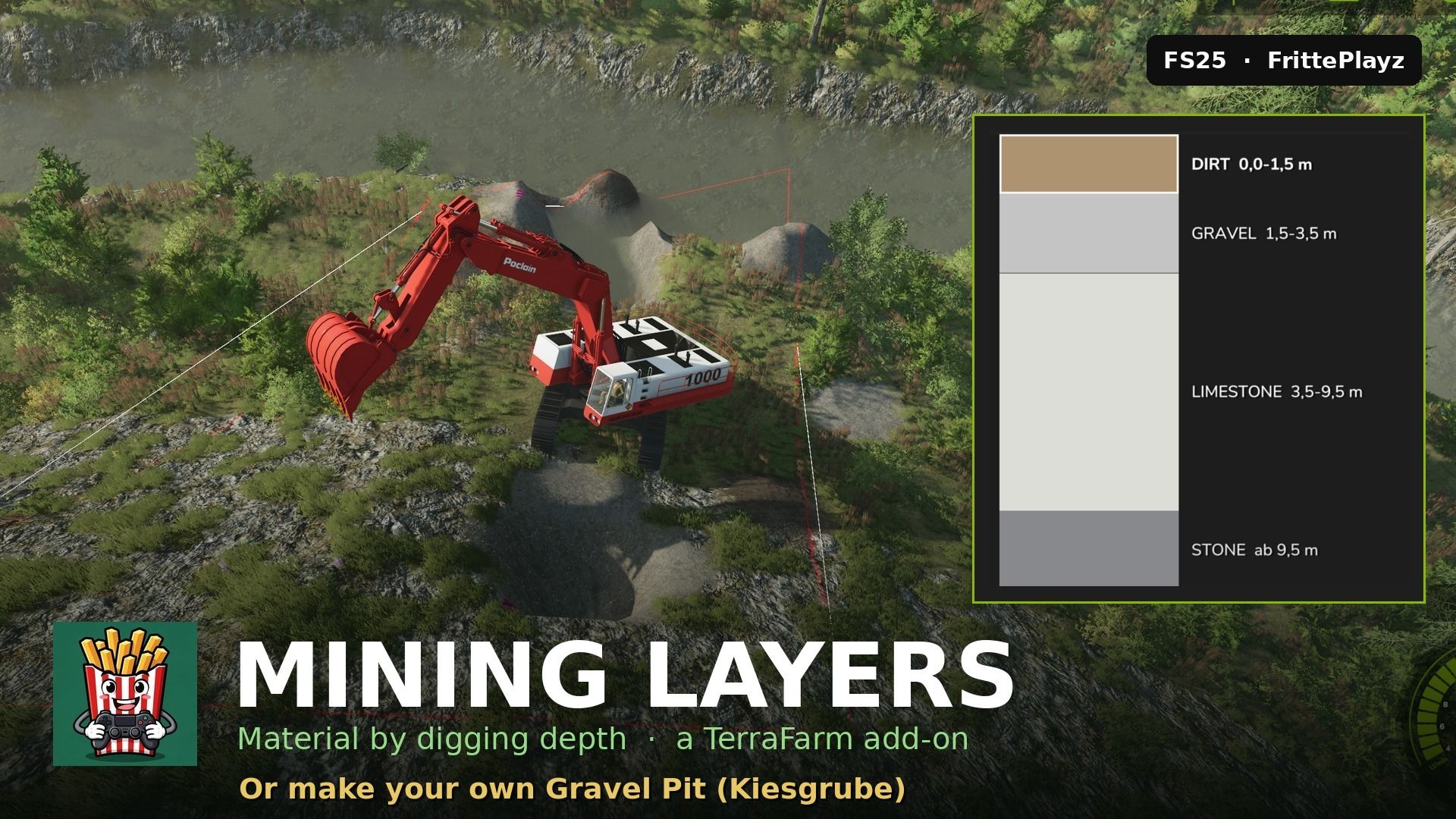 Mining / Pit Layers (TerraFarm Add-on)
