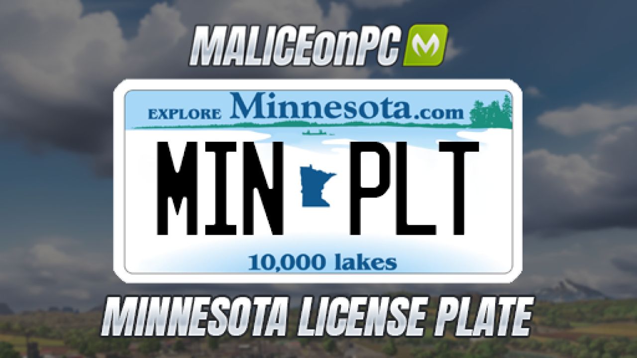 Minnesota License Plate