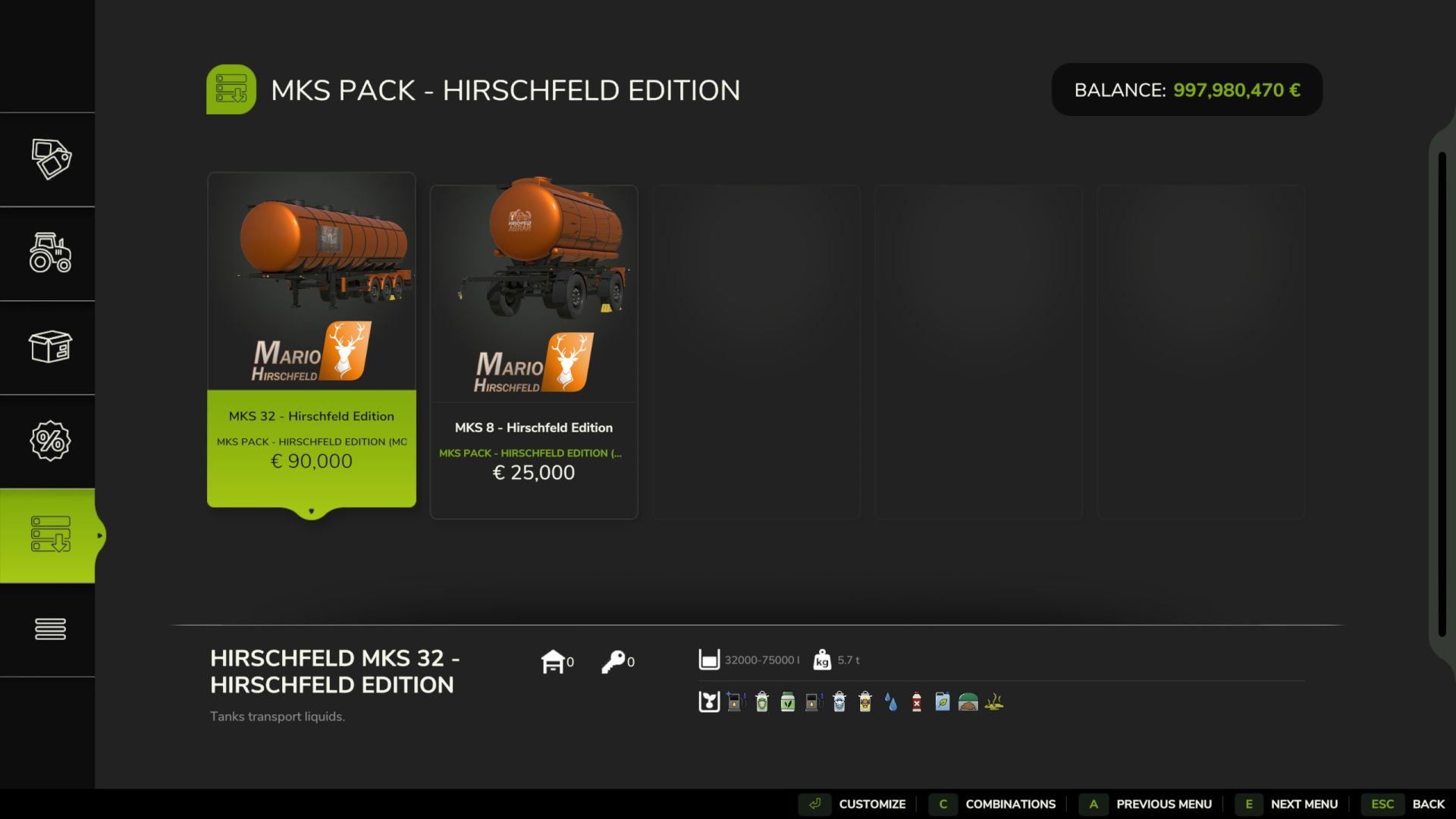 MKS Pack Hirschfeld Edition