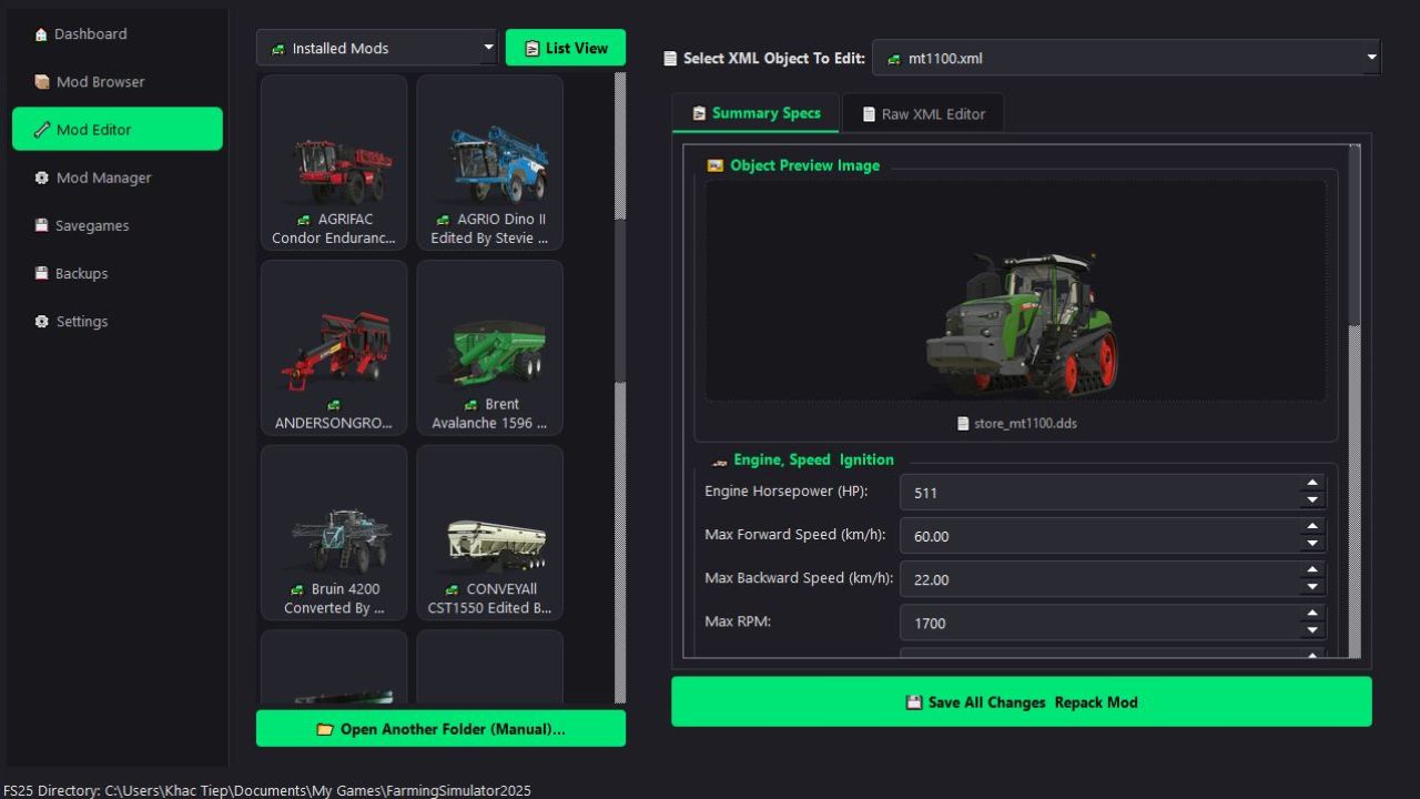 Mod Farm Manager
