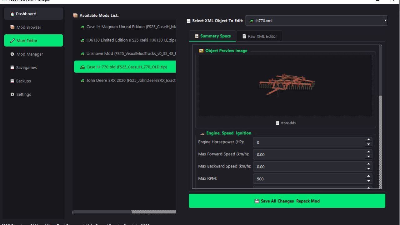 Mod Farm Manager