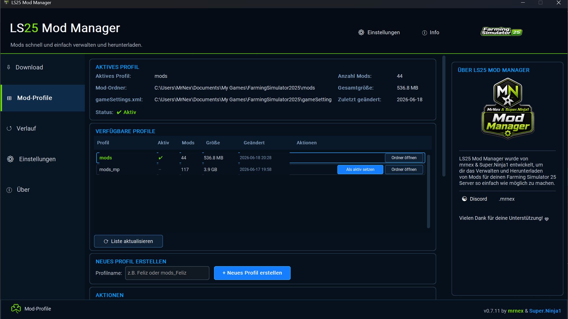 Mod Manager