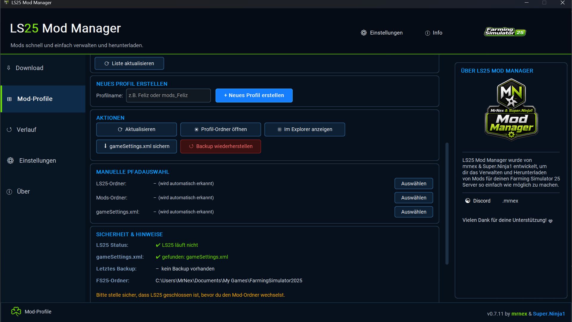 Mod Manager