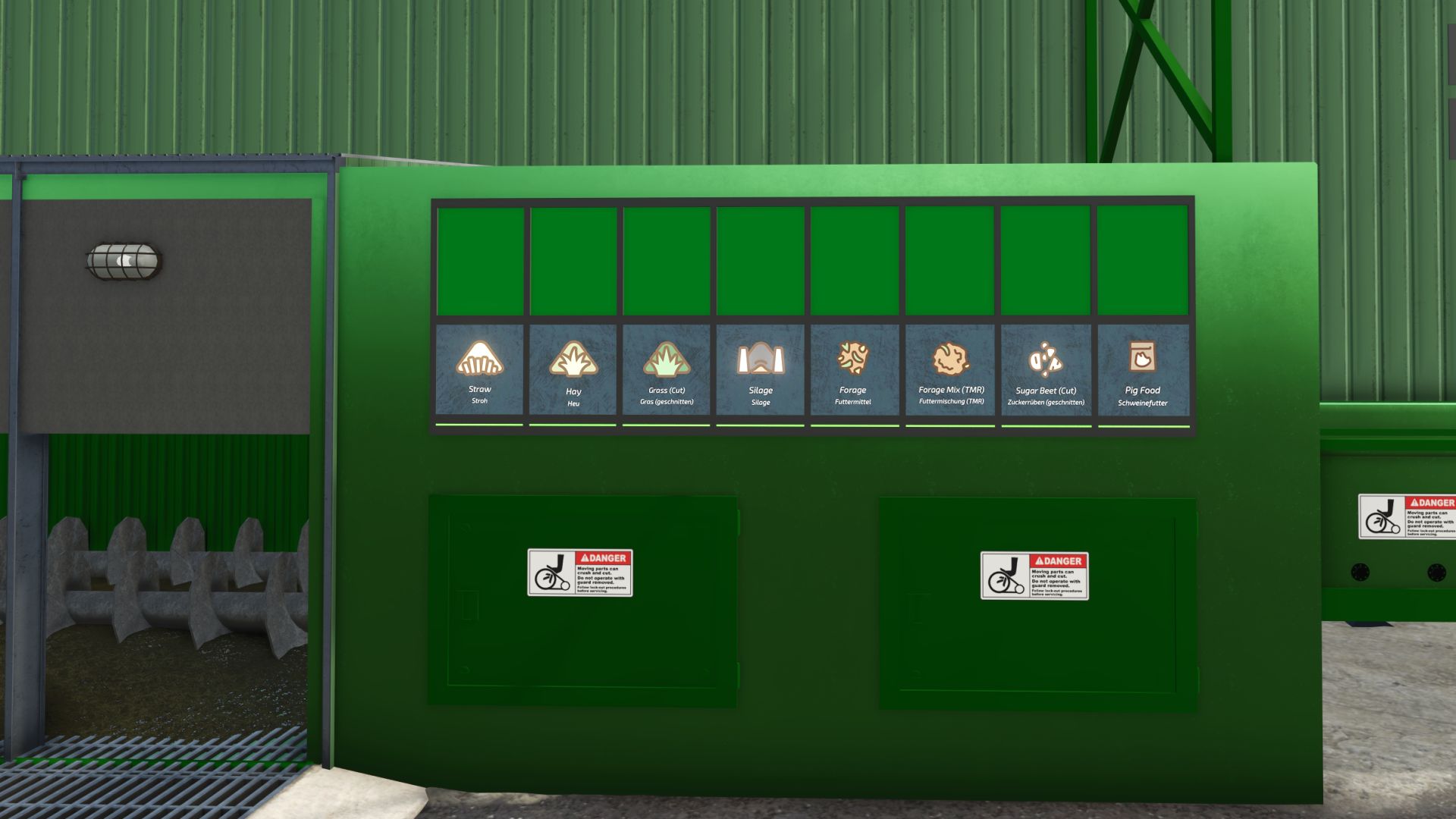 Silo para animales moderno