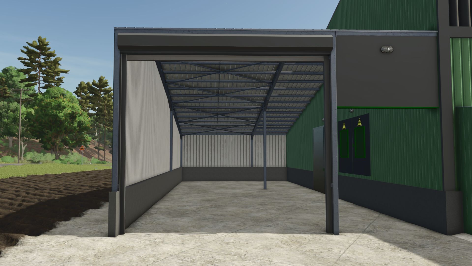 Silo para animales moderno