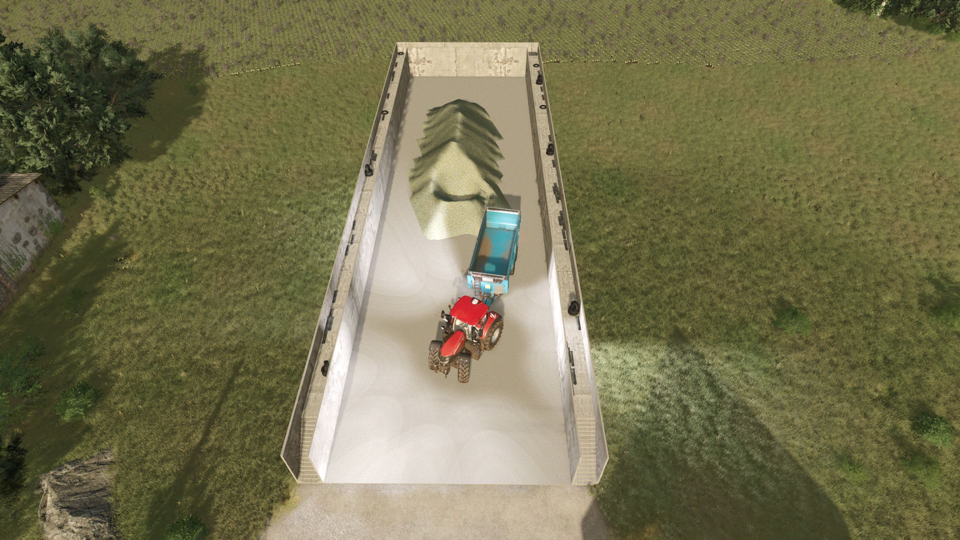 Modern bunker silo