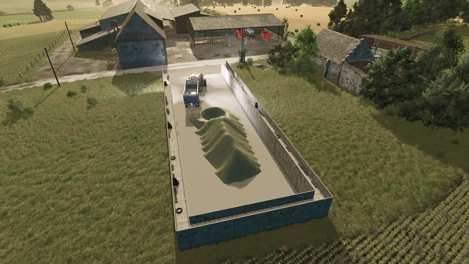 Modern bunker silo