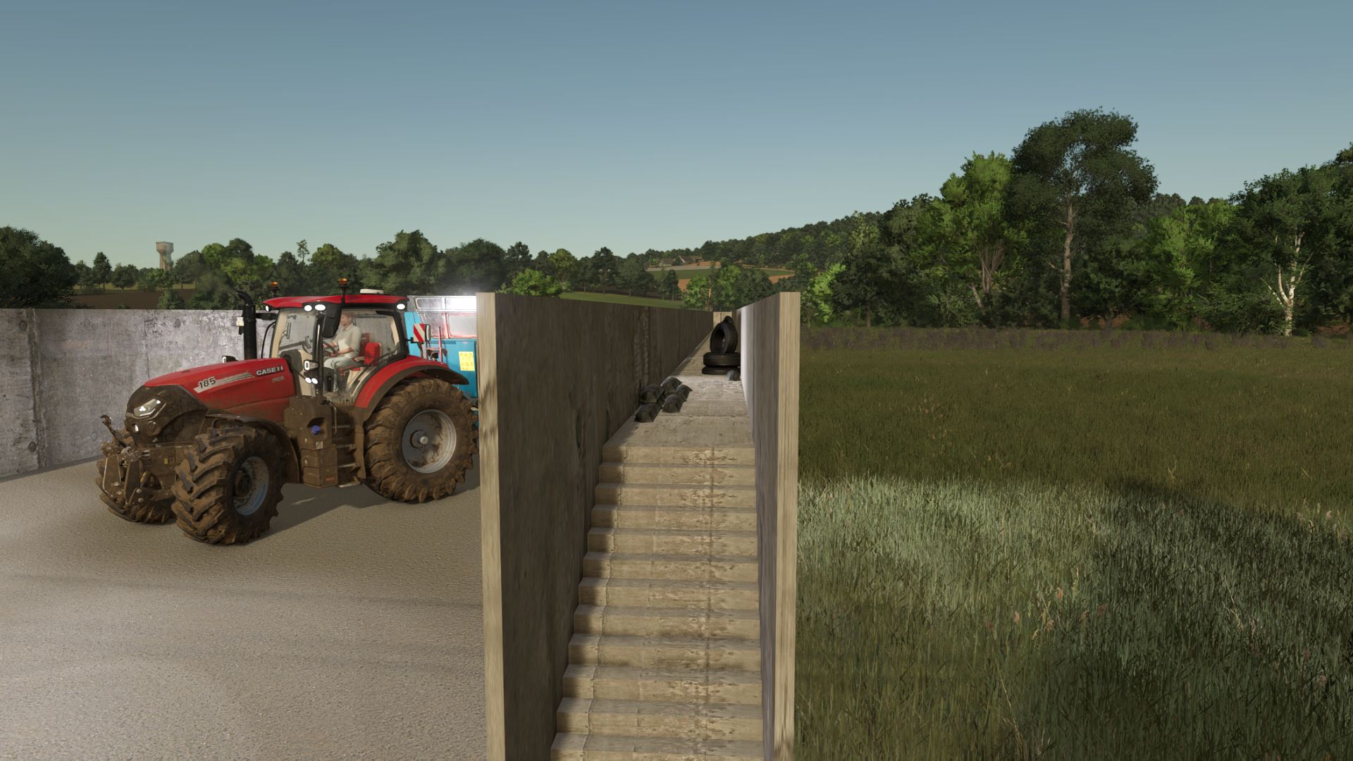 Modern bunker silo