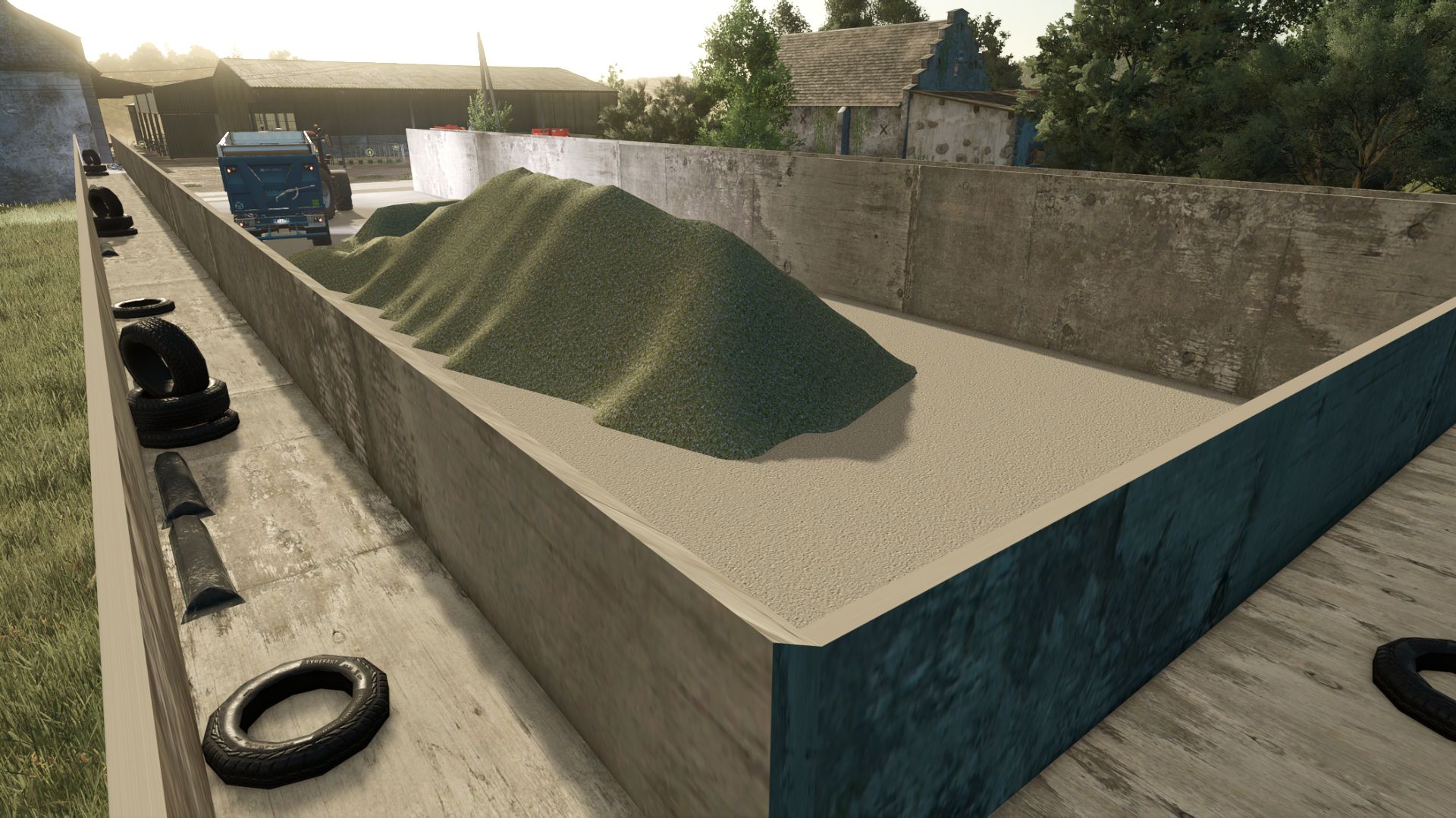 Modern bunker silo