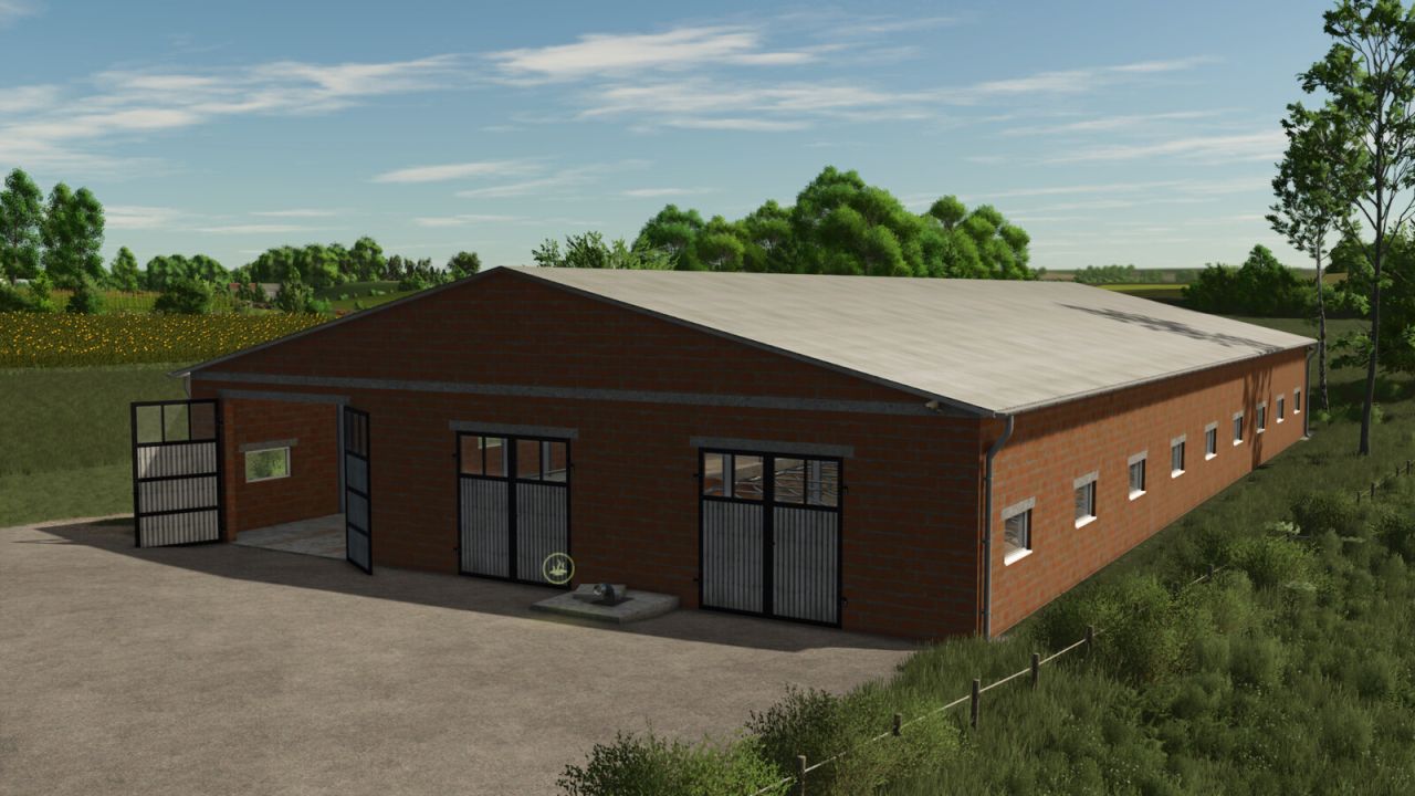 Nowoczesna obora dla krów