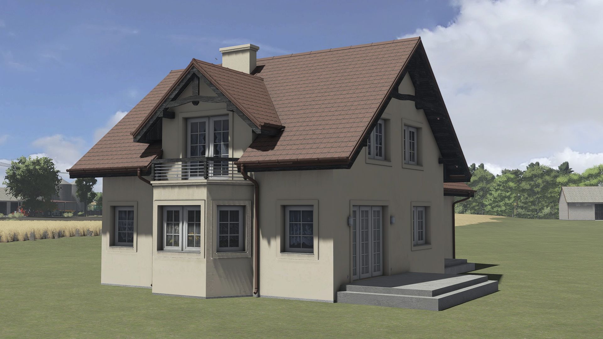 Modernes dekoratives Haus