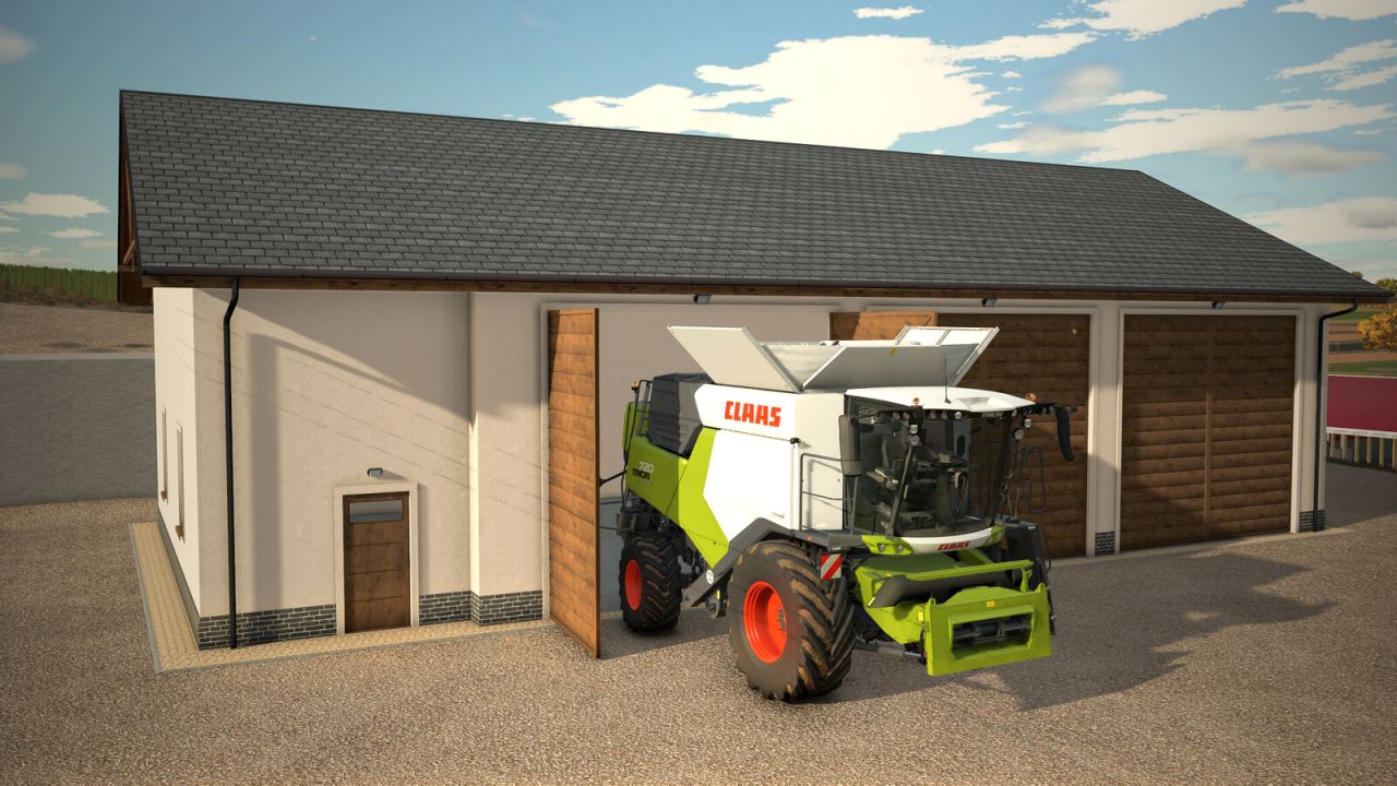 Moderne Farmgarage