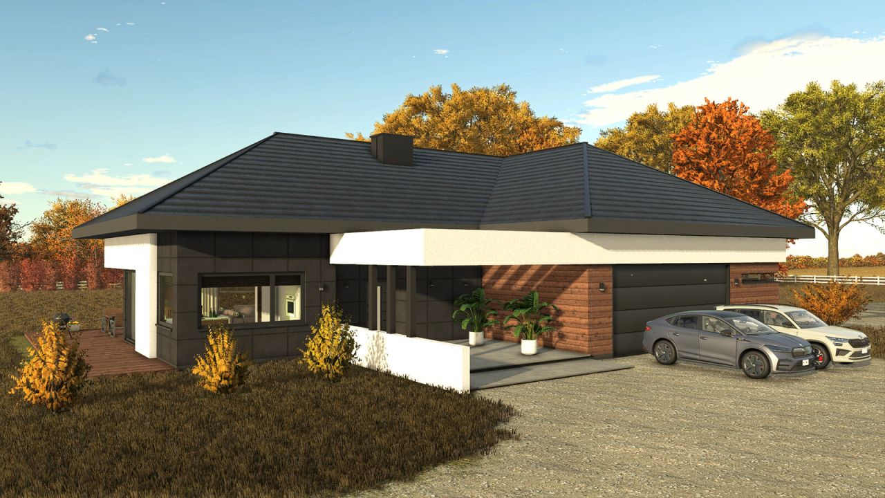 Maison Moderne Avec Garage