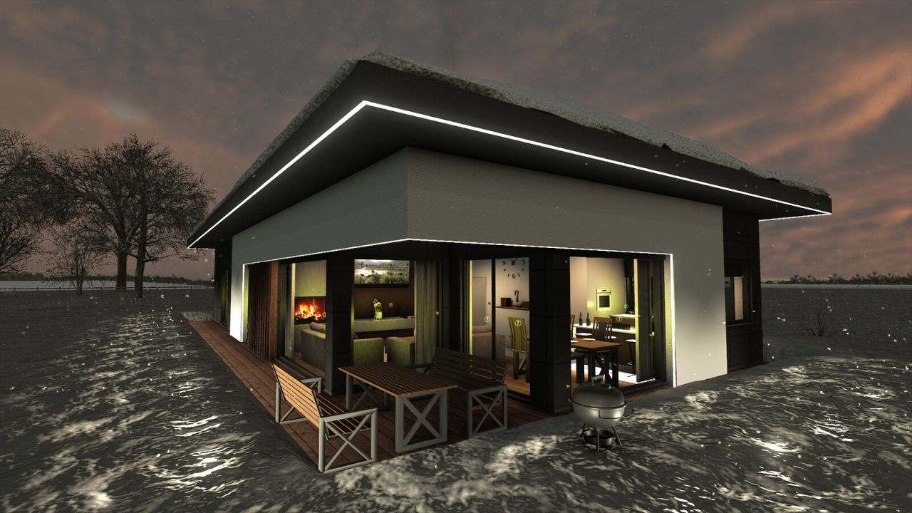 Maison Moderne Avec Garage