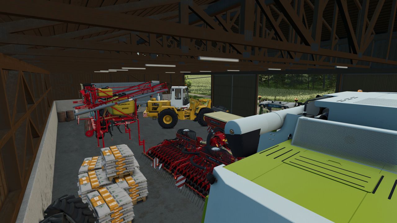 Moderene Maschinenhalle