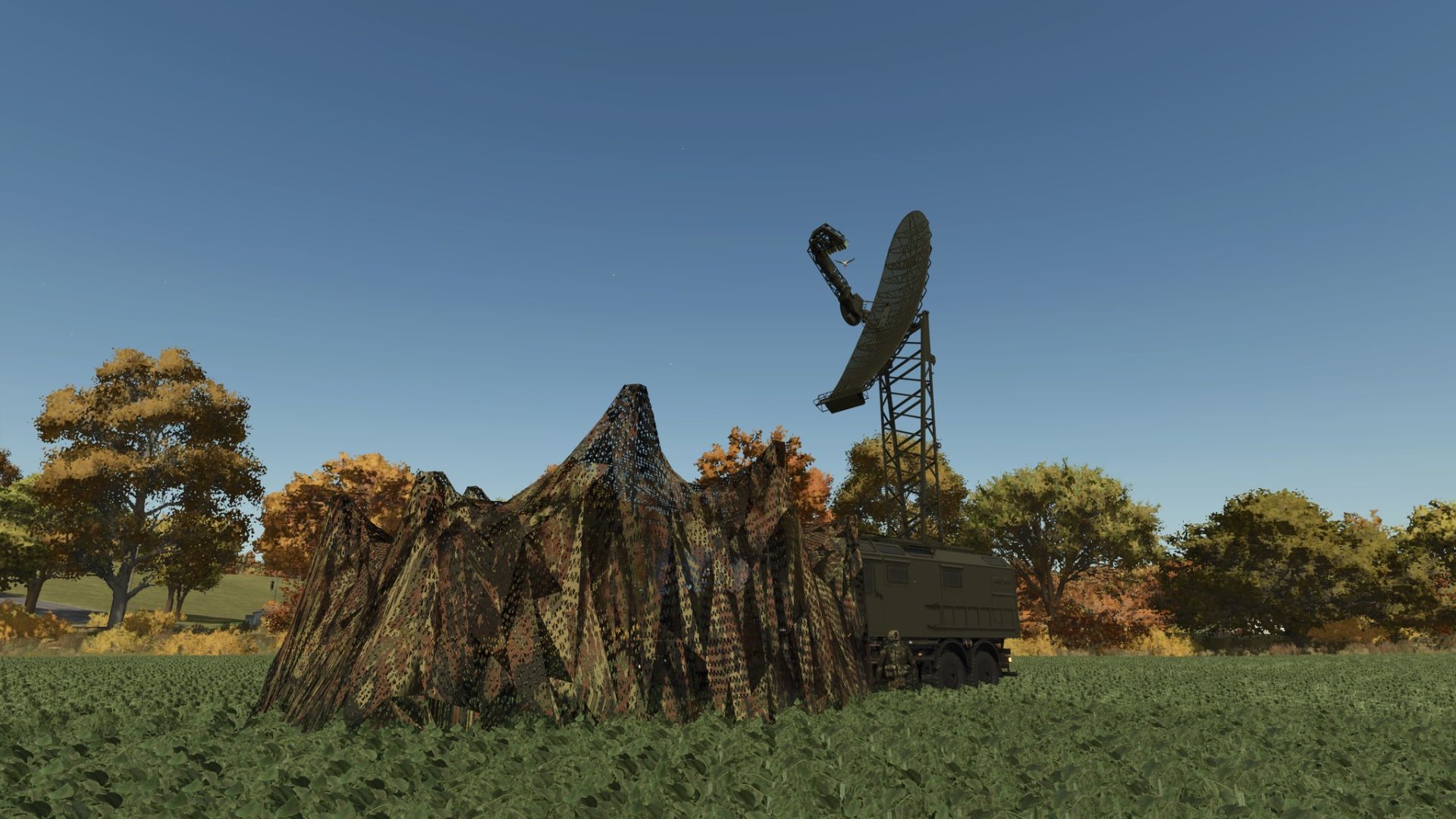 Radar de radiofrequência russo moderno P-19