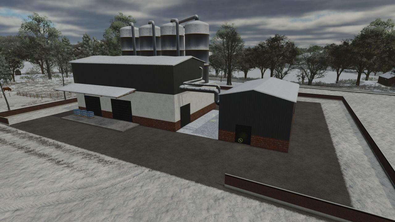 Moderne Zuckerfabrik