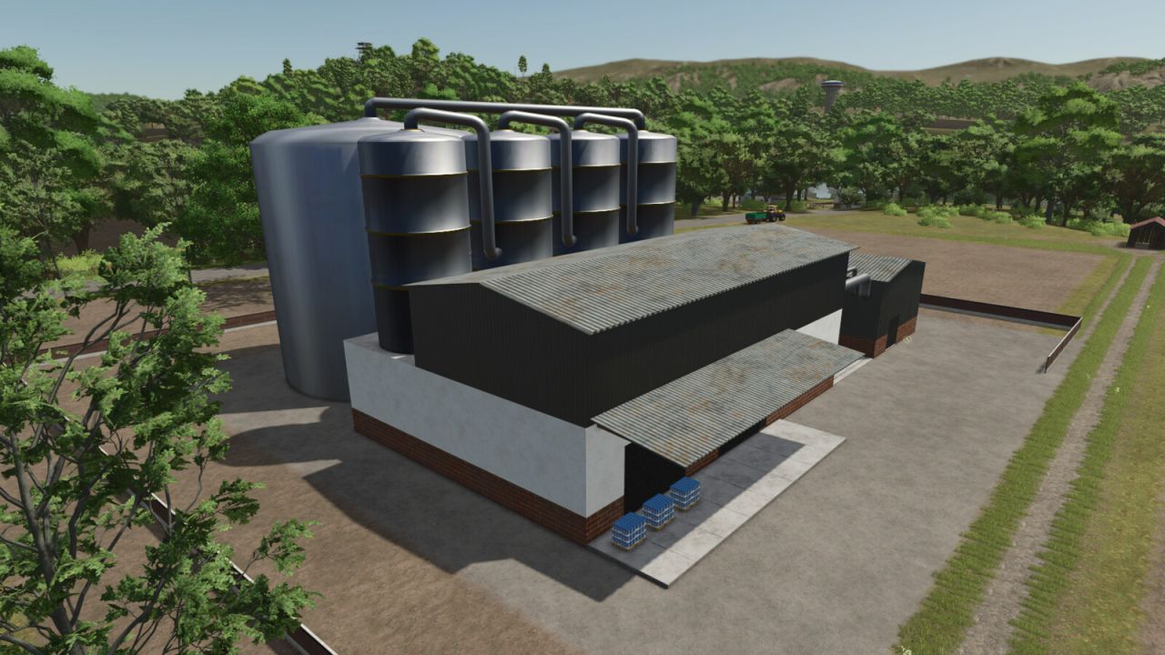 Moderne Zuckerfabrik