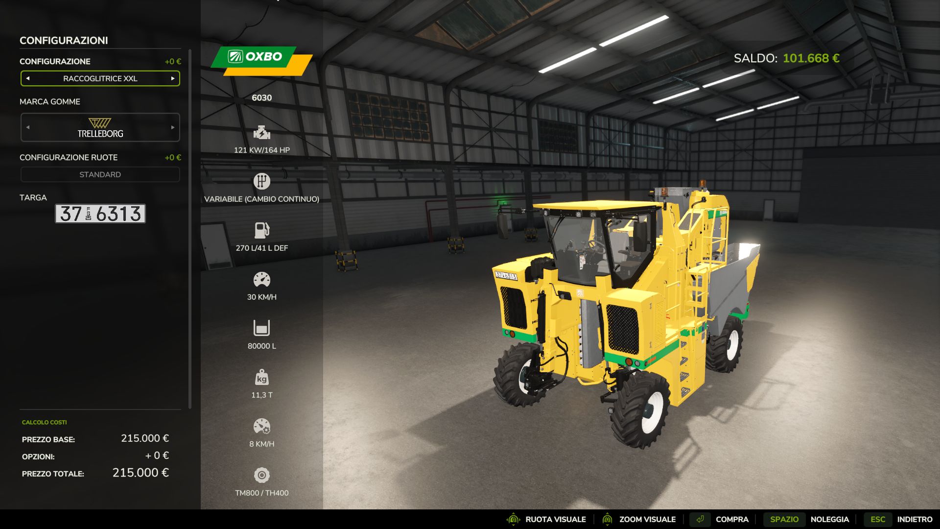 Modifications pack for grapes and olives
