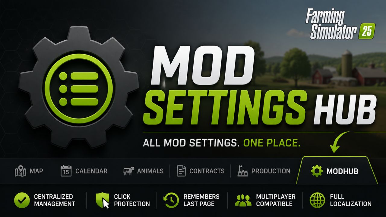 ModSettingsHub (MODHUB)