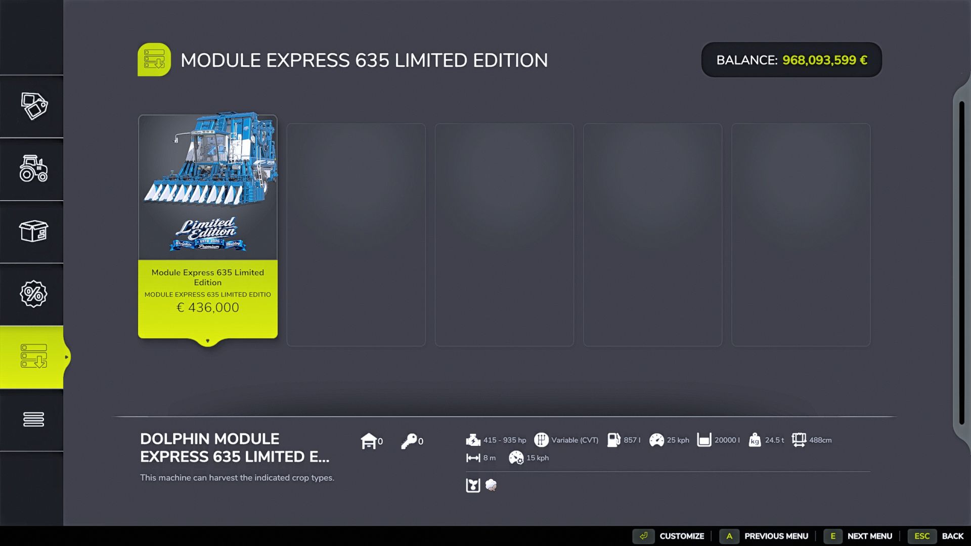 Module Express 635 Limited Edition
