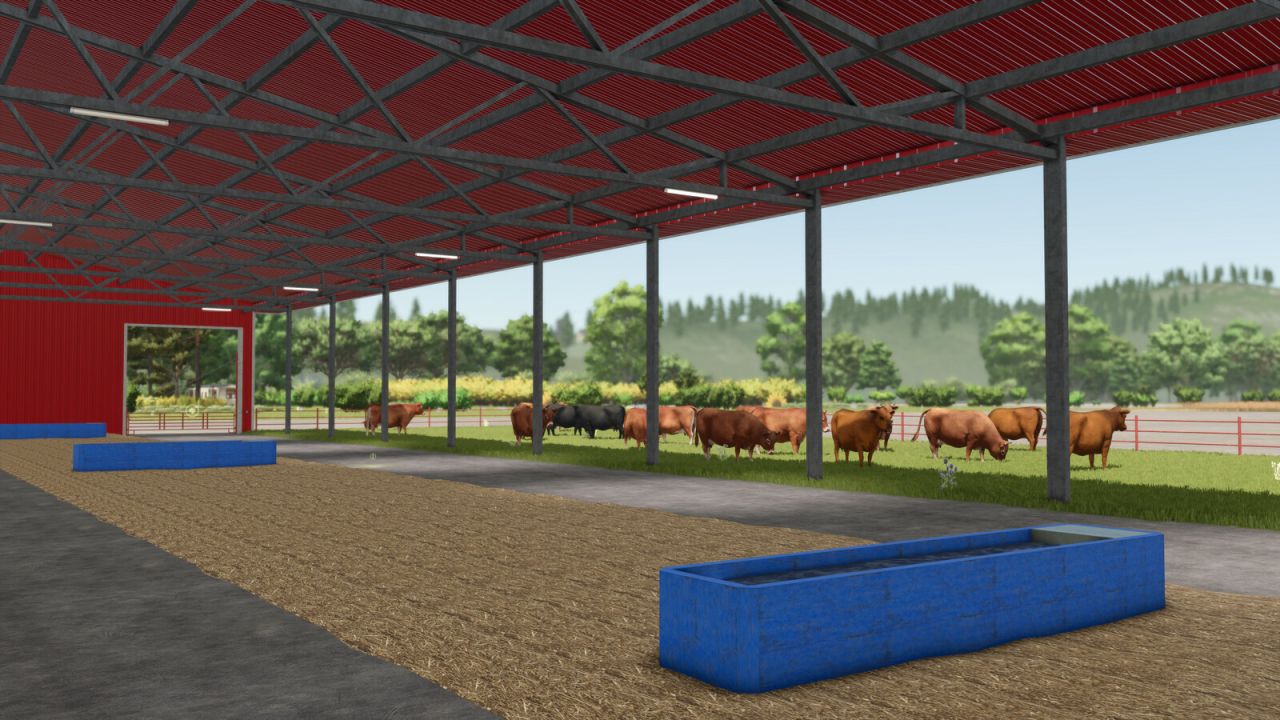 Monoslope Beef Barn