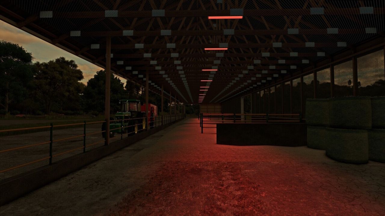 Монослопный коровник