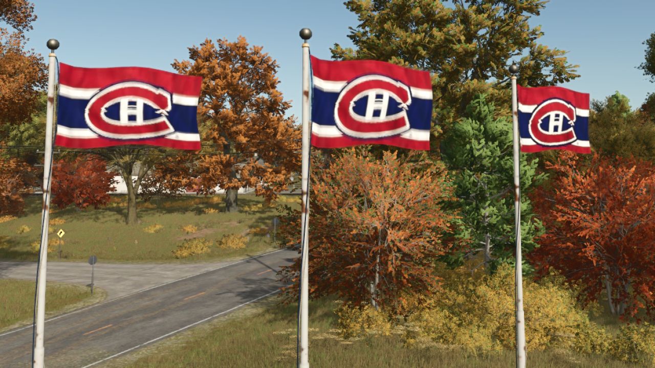 Montreal Canadian Hockey flag