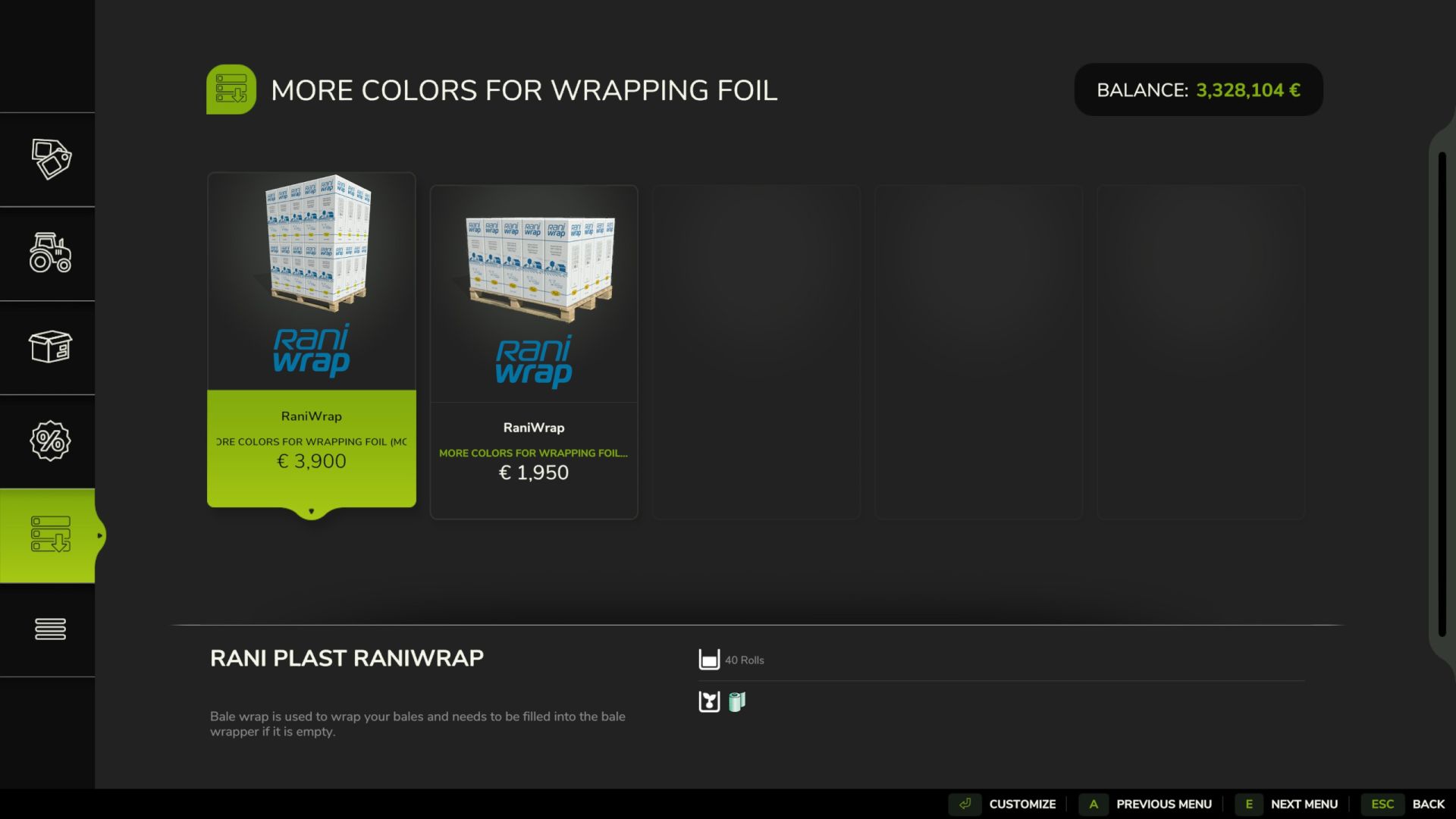 More Colors for Wrapping Film FS25 thumbnail 2