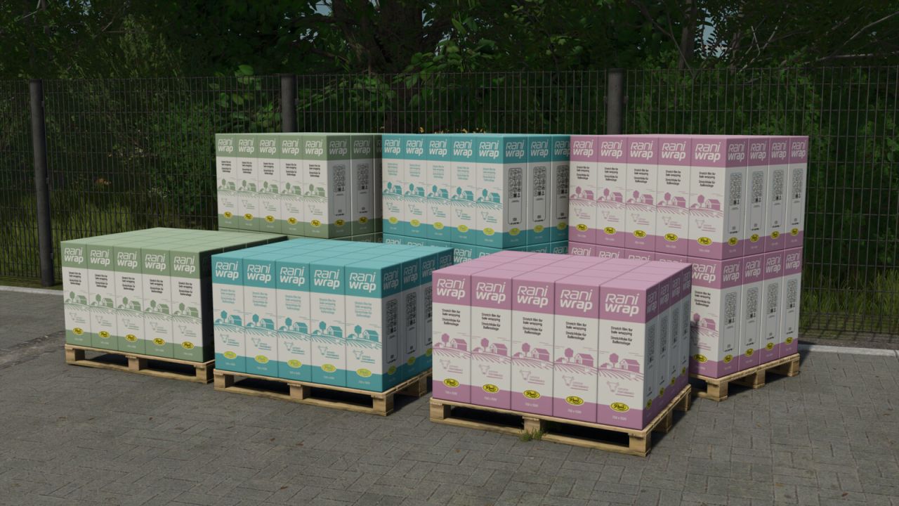 Mais cores de envoltório