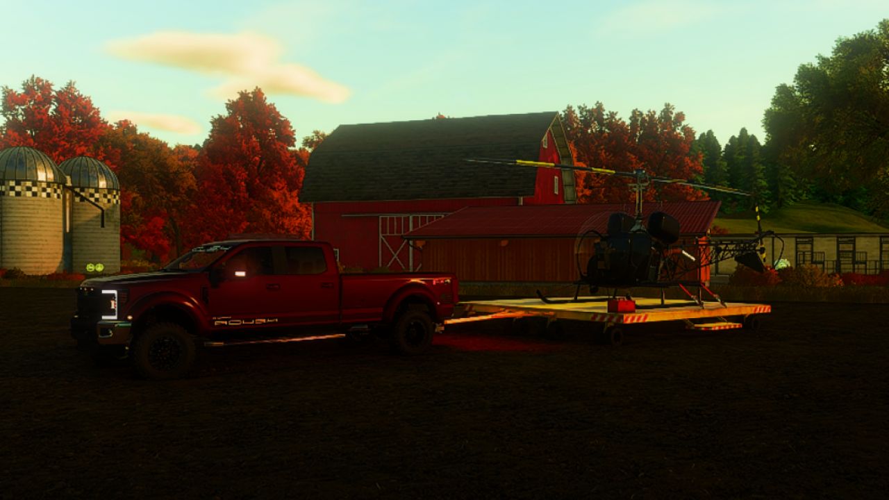 Beweglicher Hubschrauberlandeplatz-Anhänger